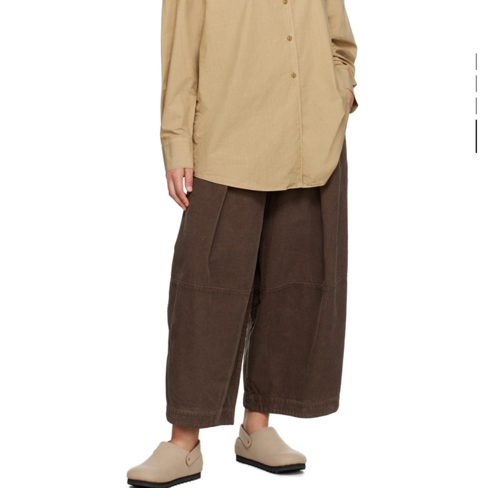 YMC Brown Deadbeat Trousers - Picture 2 of 6
